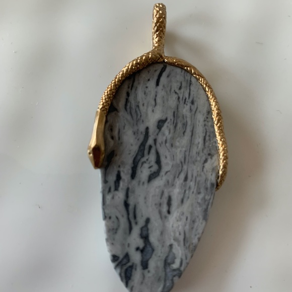 India Hicks Tribal Snake & Stone Charm - Picture 8 of 13